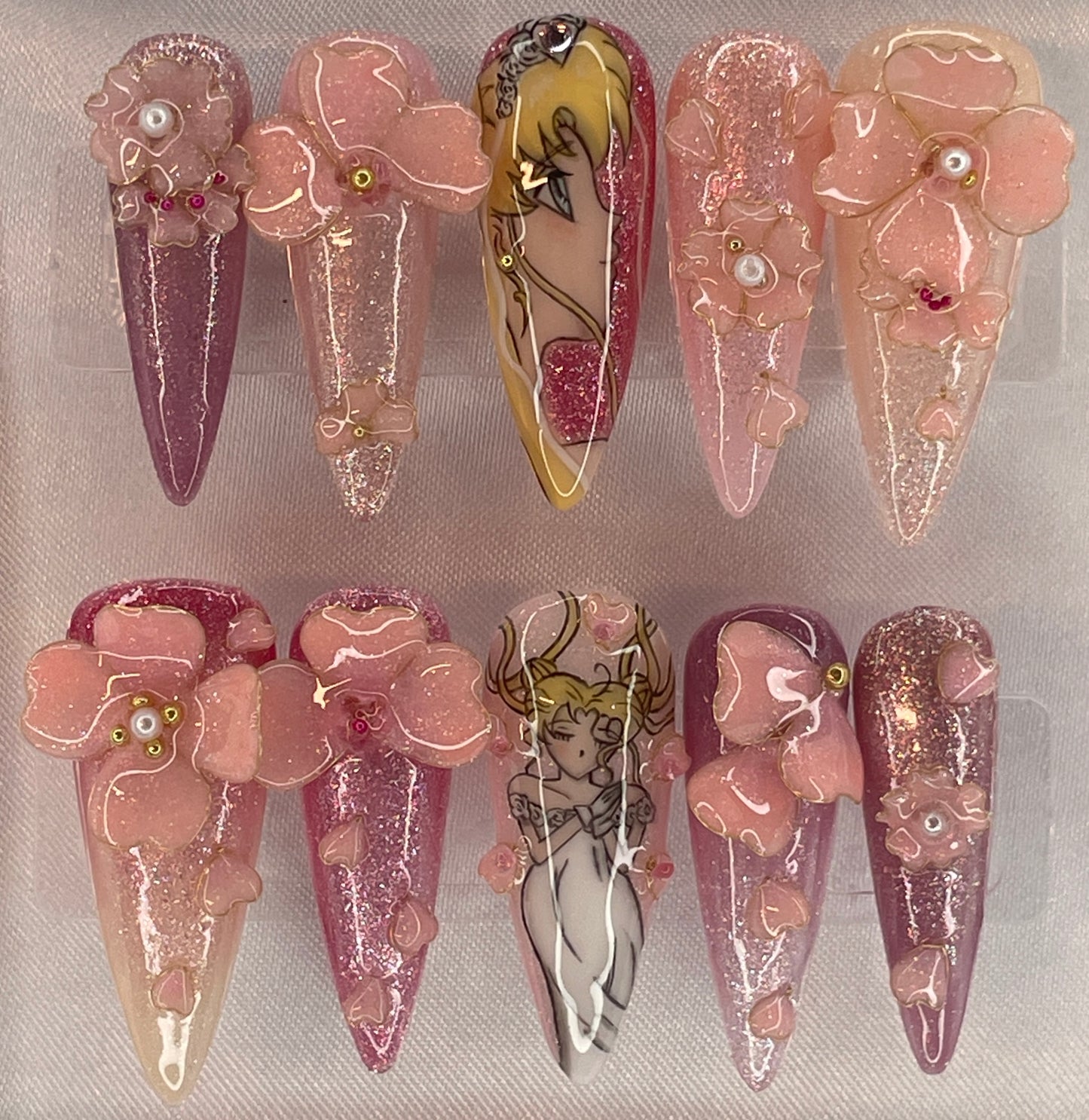 Sailor Moon x V-Day Press-On Nails