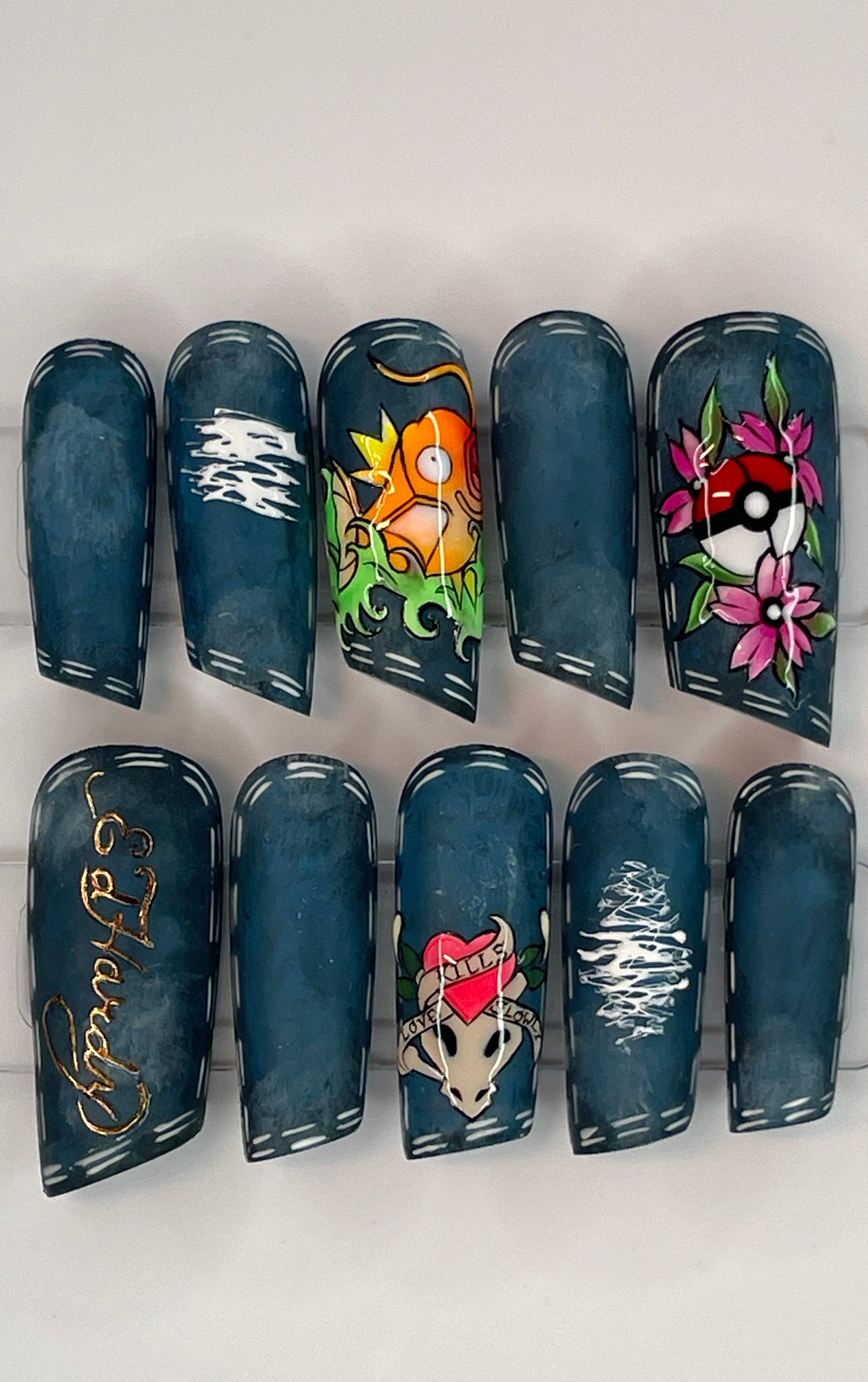 Pokemon x Ed Hardy Press-On Nails